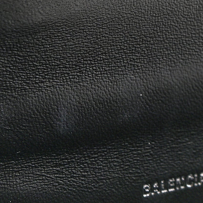 Balenciaga Shiny Calfskin Monochrome Crocodile Embossed Hourglass Top Handle Bag XS Black 12 of 12