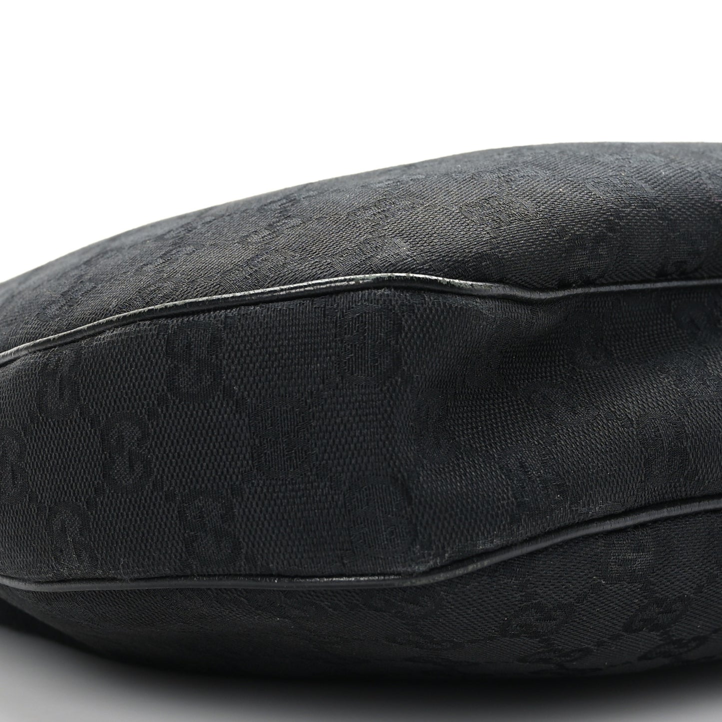 Monogram Medium Half Moon Hobo Black