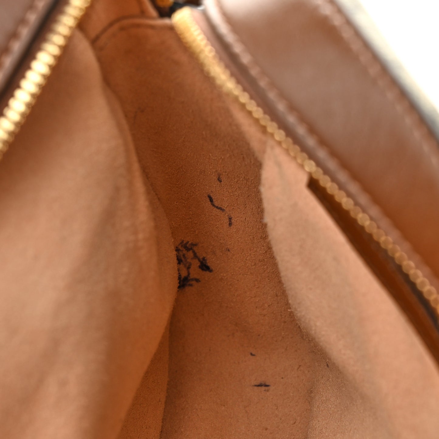 GG Supreme Monogram Small Horsebit 1955 Shoulder Bag Beige Brown Sugar