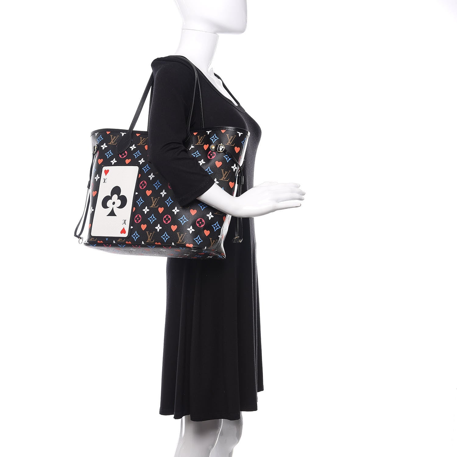 Louis Vuitton Game On Neverfull MM Black 2 of 11