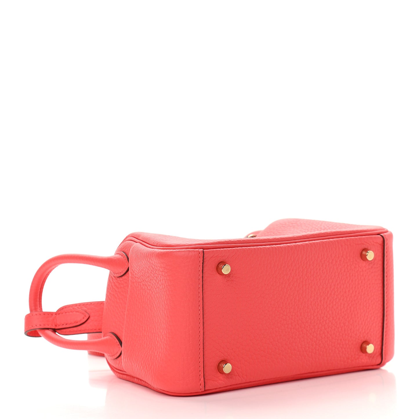 Taurillon Clemence Mini Lindy 20 Rose Texas