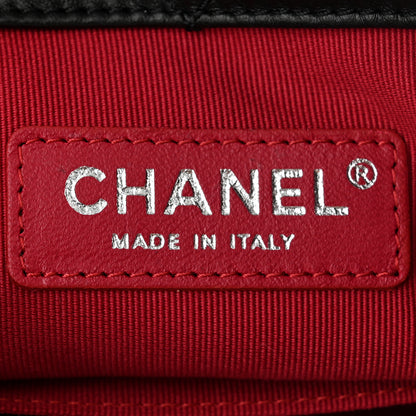 Chanel Aged Calfskin Quilted Small Gabrielle Backpack Black 6 of 10