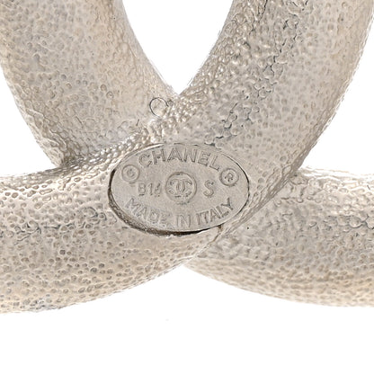 Chanel Baguette Crystal CC Brooch Silver 4 of 4