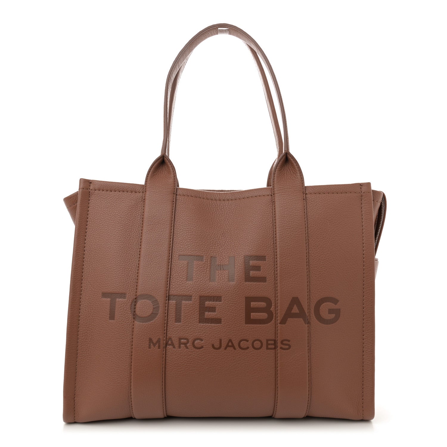 Marc Jacobs Grained Calfskin Large The Tote Bag Argan Oil 1 of 11