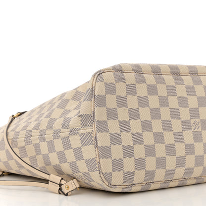 Louis Vuitton Damier Azur Braided Neverfull MM Pink 8 of 17