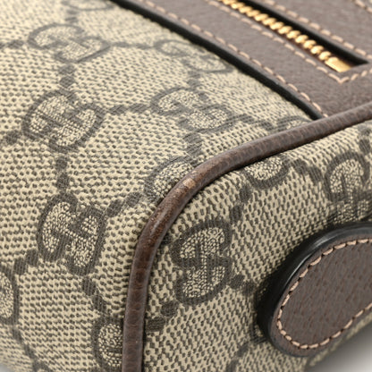 Gucci GG Supreme Monogram Web Mini Ophidia Shoulder Bag Brown 14 of 17