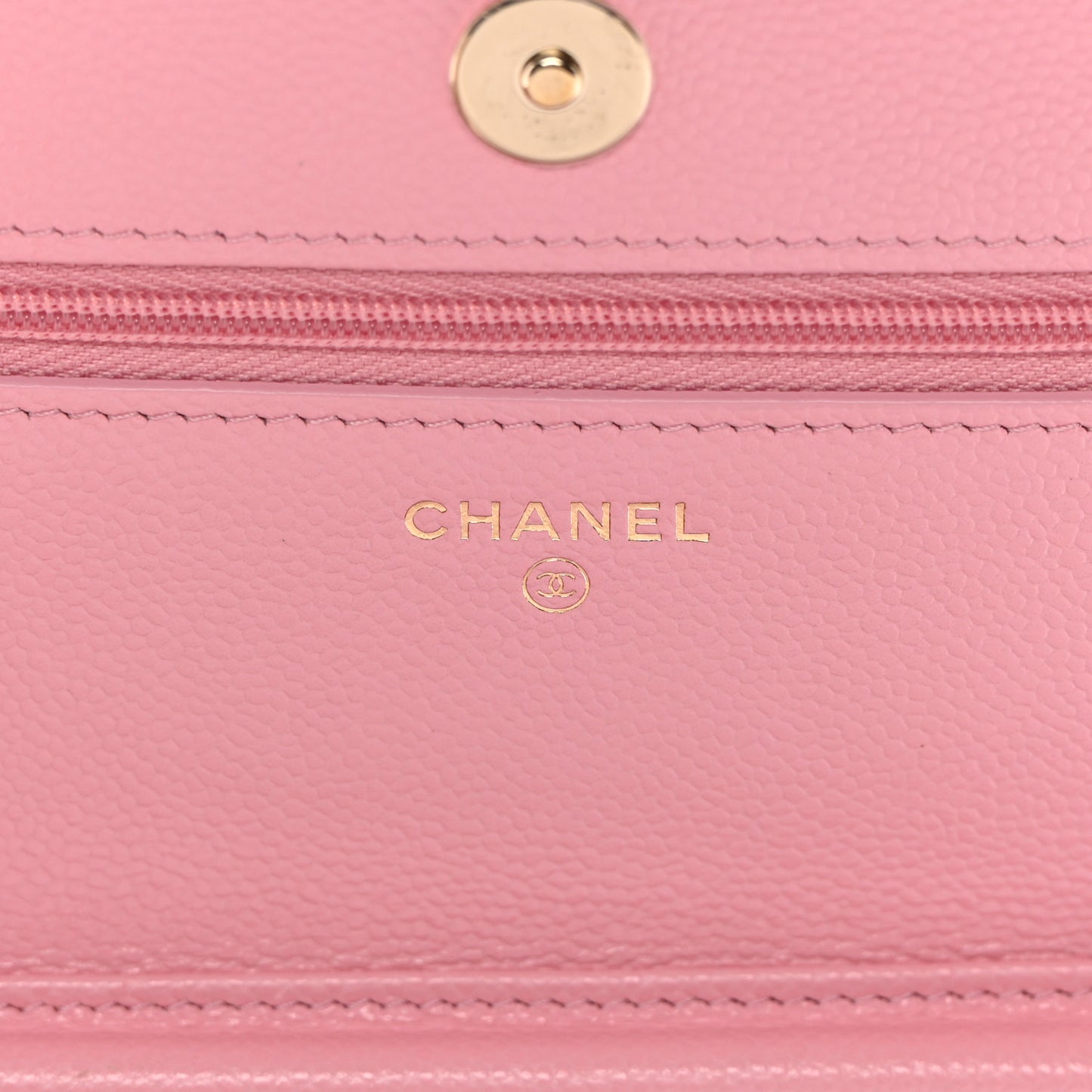Caviar Quilted Multi Chain Wallet On Chain WOC Light Pink