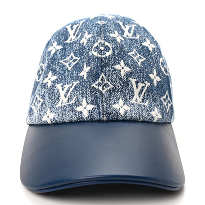 Louis Vuitton Monogram Jacquard Cap M Blue 3 of 8
