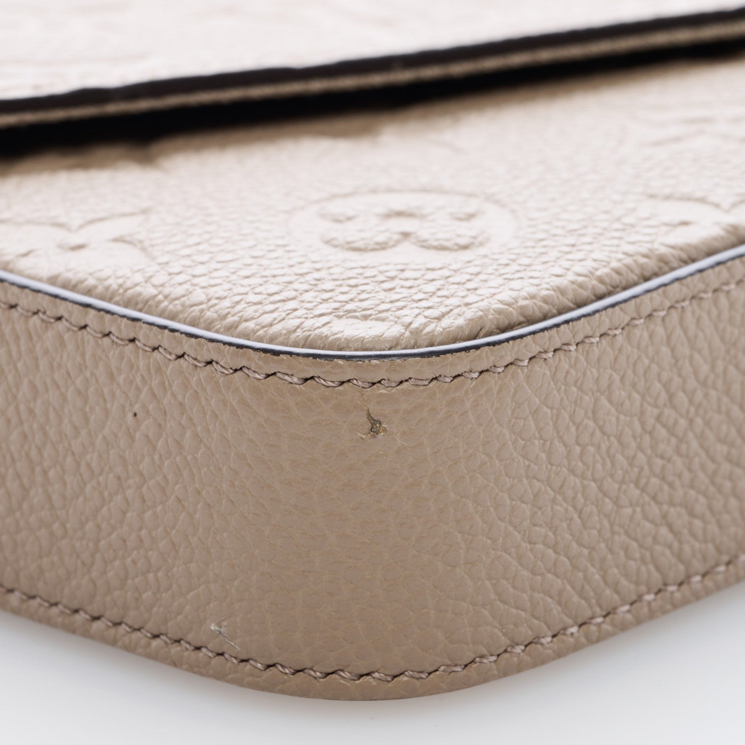 Louis Vuitton Empreinte Pochette Felicie Chain Wallet Tourterelle 7 of 8