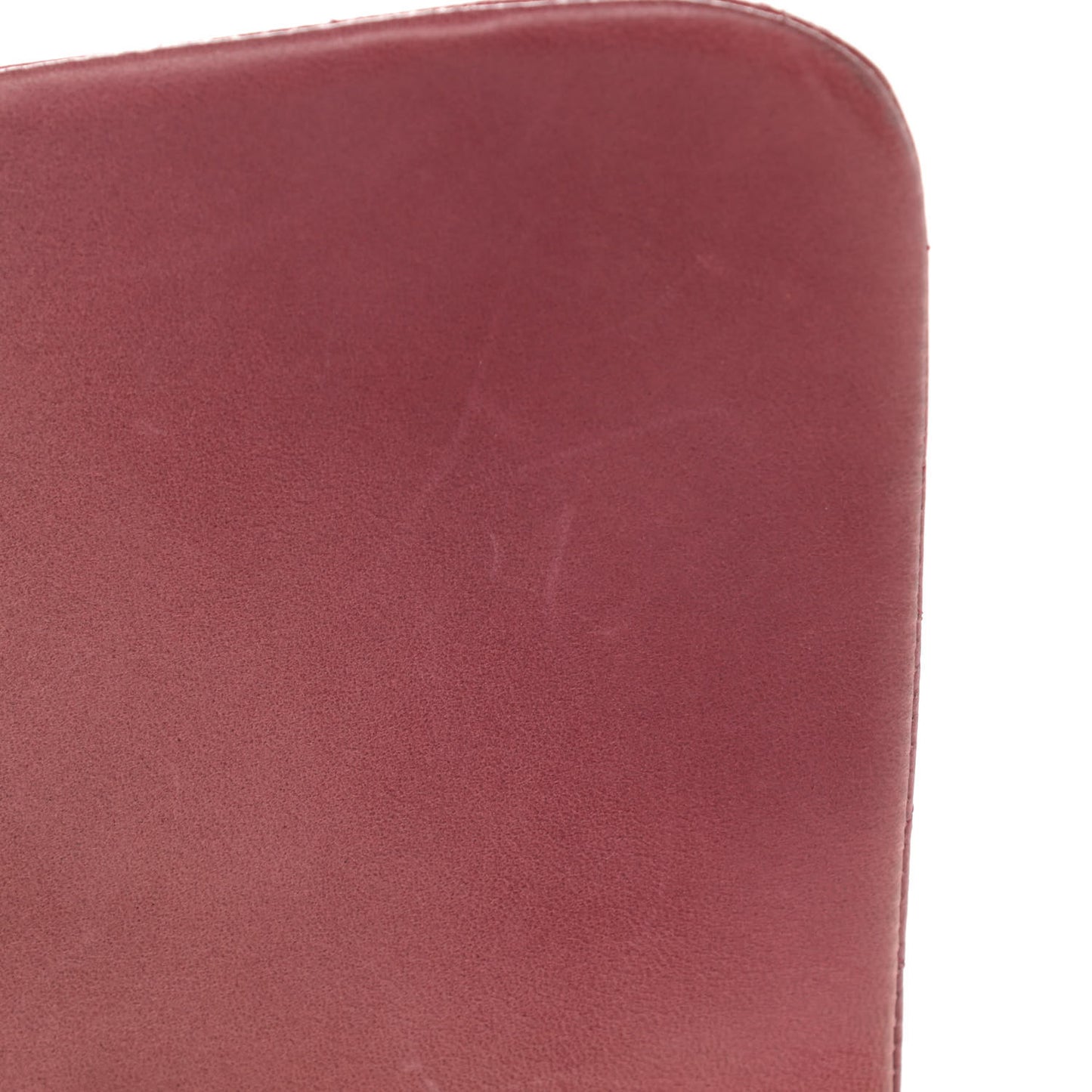 Lambskin Degrade Quilted Jumbo Single Flap Red