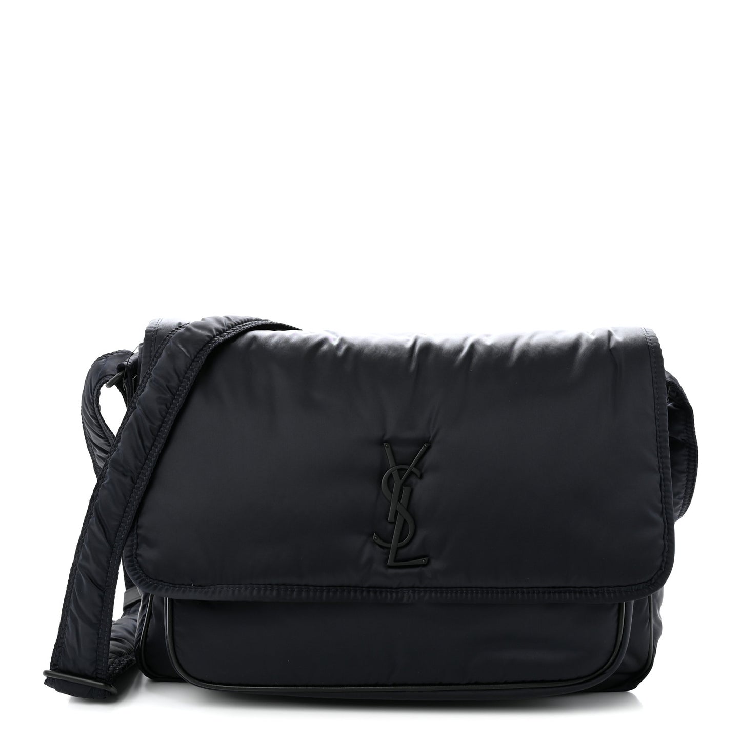 Econyl Nylon Niki Messenger Blueberry Black