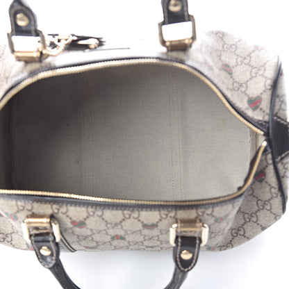 Gucci GG Plus Monogram Hearts Medium Joy Boston Dark Brown 5 of 14