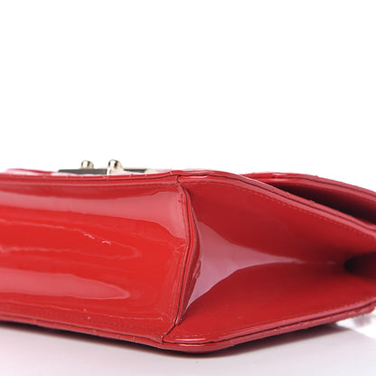 Christian Dior Patent Cannage Miss Dior Promenade Pouch Red 7 of 11