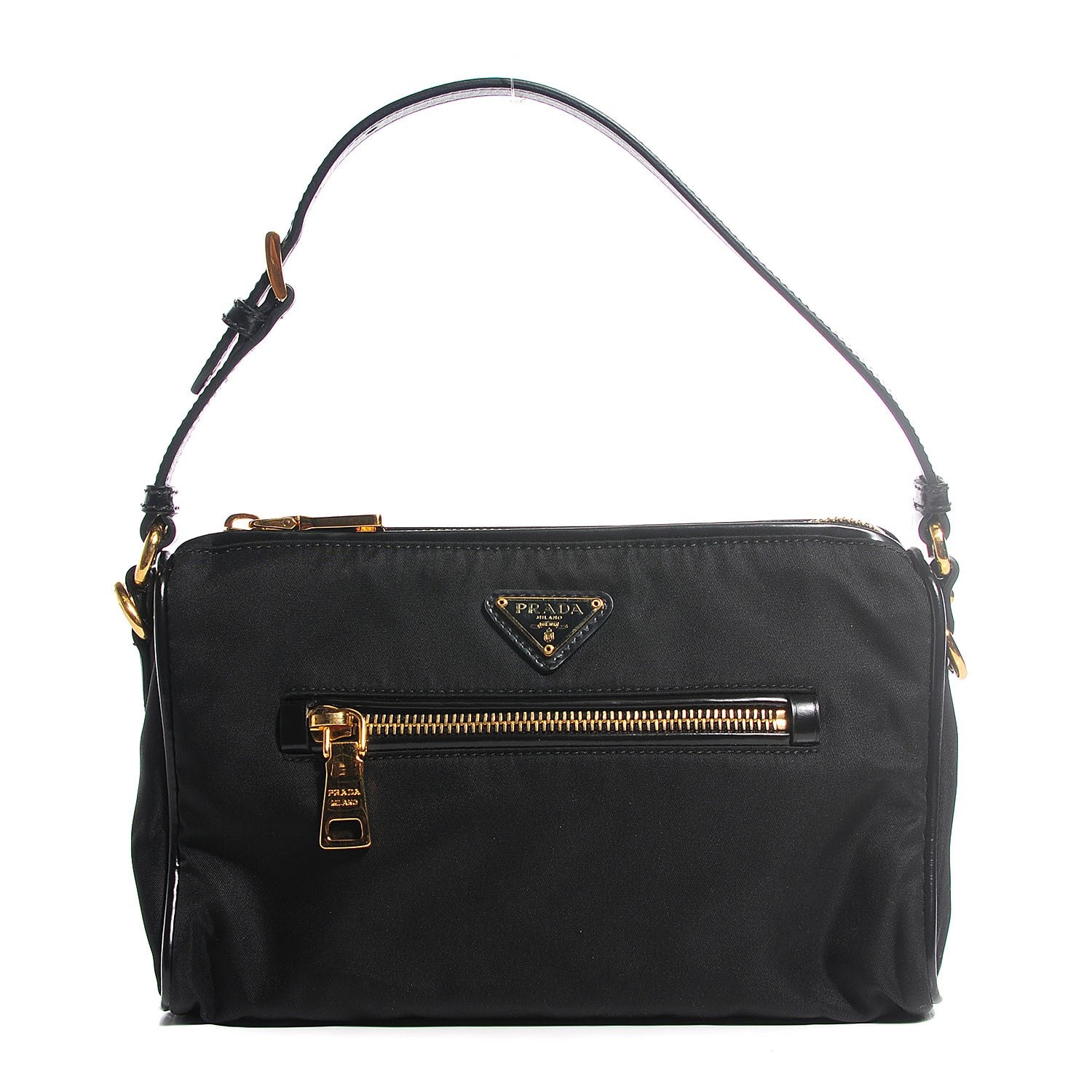 Prada Tessuto Nylon Pochette Nero Black 1 of 9