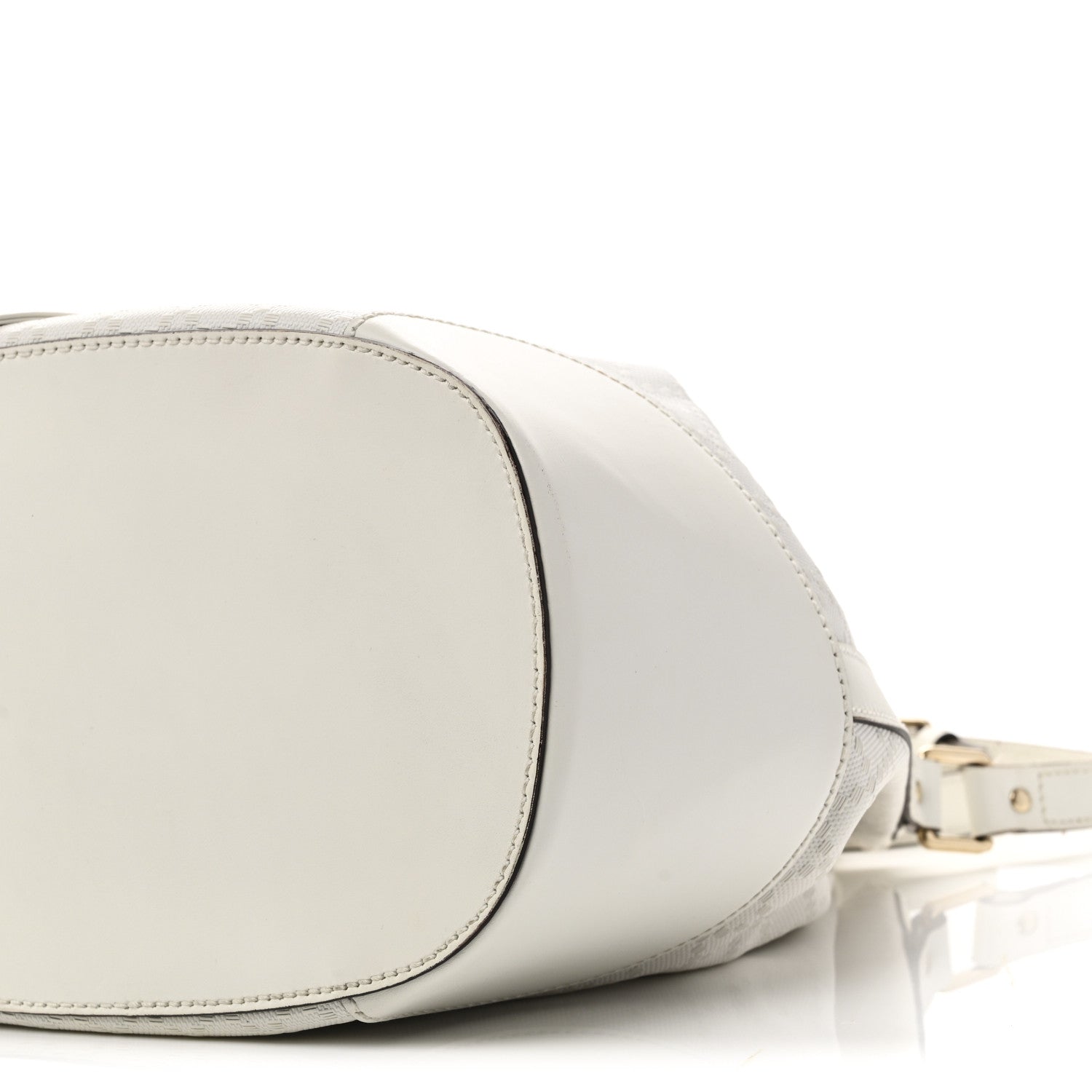 Gucci Bright Diamante Medium Bucket Bag Great White 10 of 11