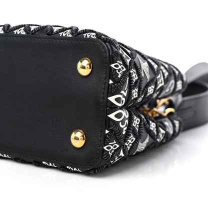 Louis Vuitton Calfskin Since 1854 Embroidered Capucines PM Black 8 of 8