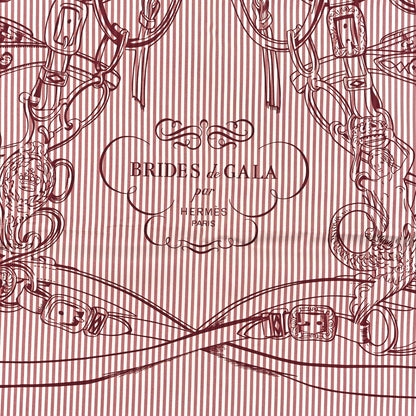 Hermes Silk Carre Eyeliner Brides De Gala Scarf 90 2 of 3