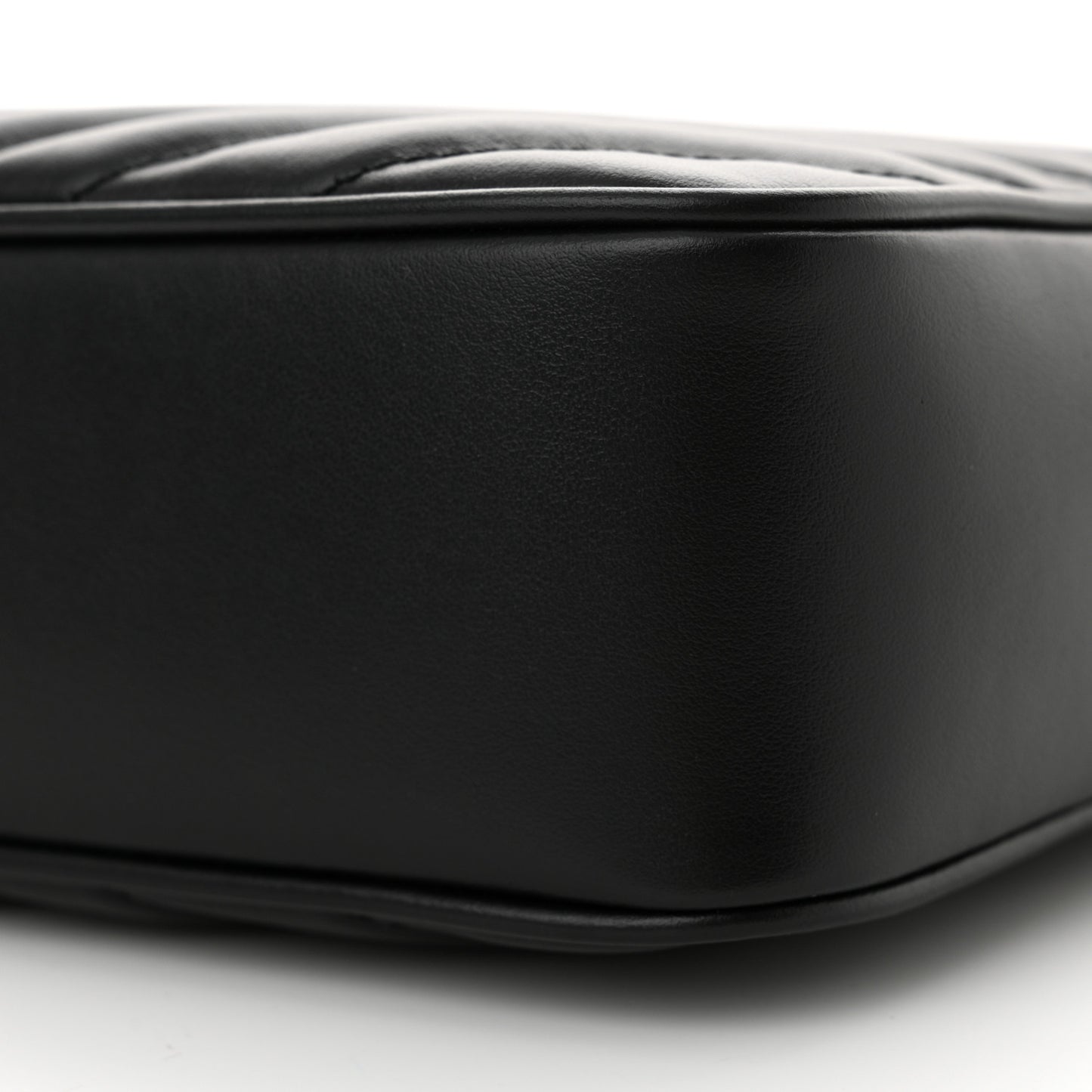 Calfskin Matelasse Monogram Lou Camera Bag Black