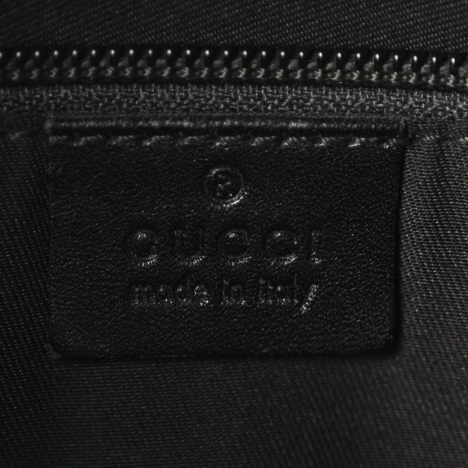 Gucci Guccissima GG Messenger Bag Black 6 of 10