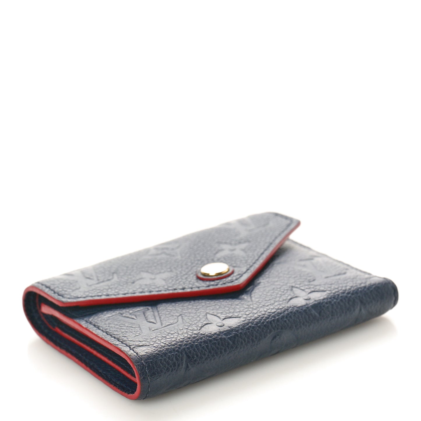 Empreinte Victorine Wallet Marine Rouge