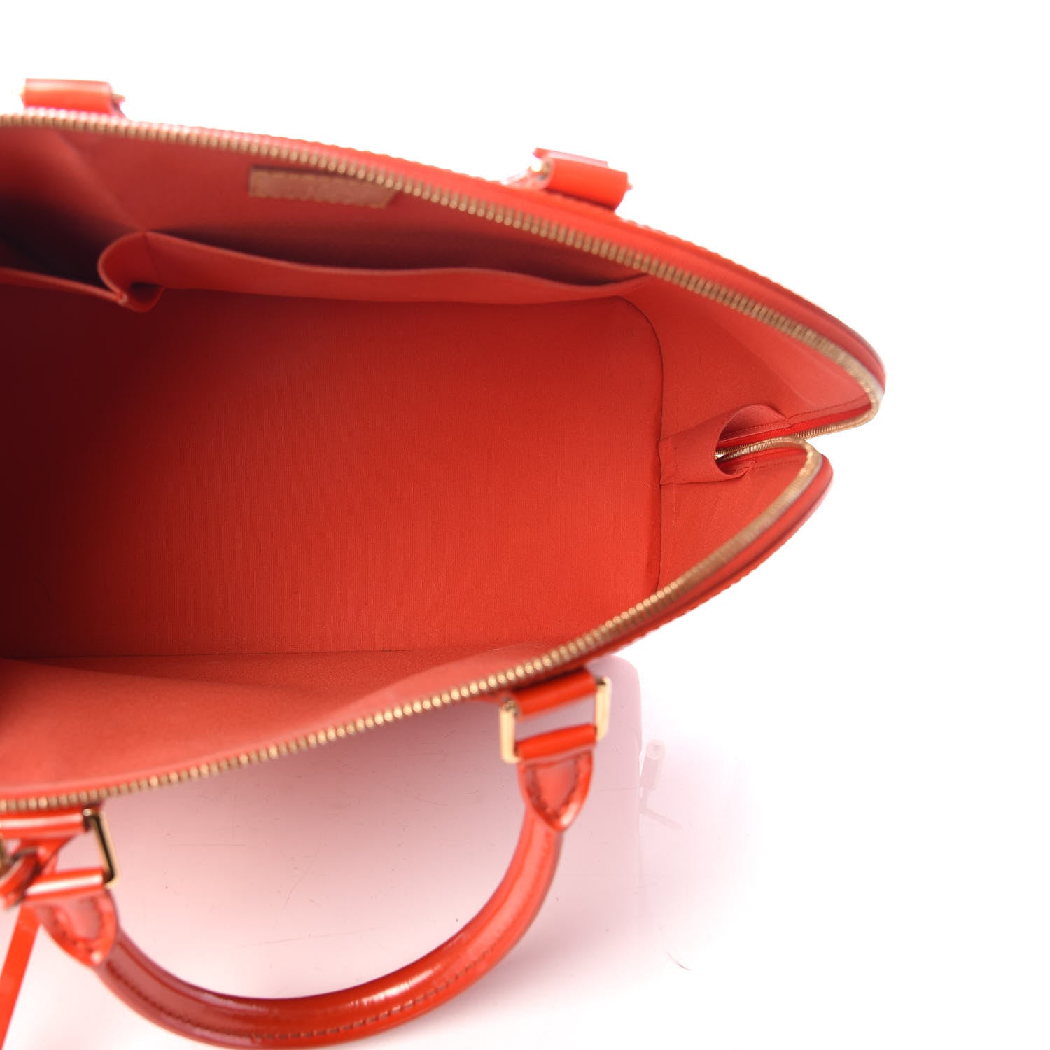 Louis Vuitton Vernis Alma GM Orange Sunset 5 of 9