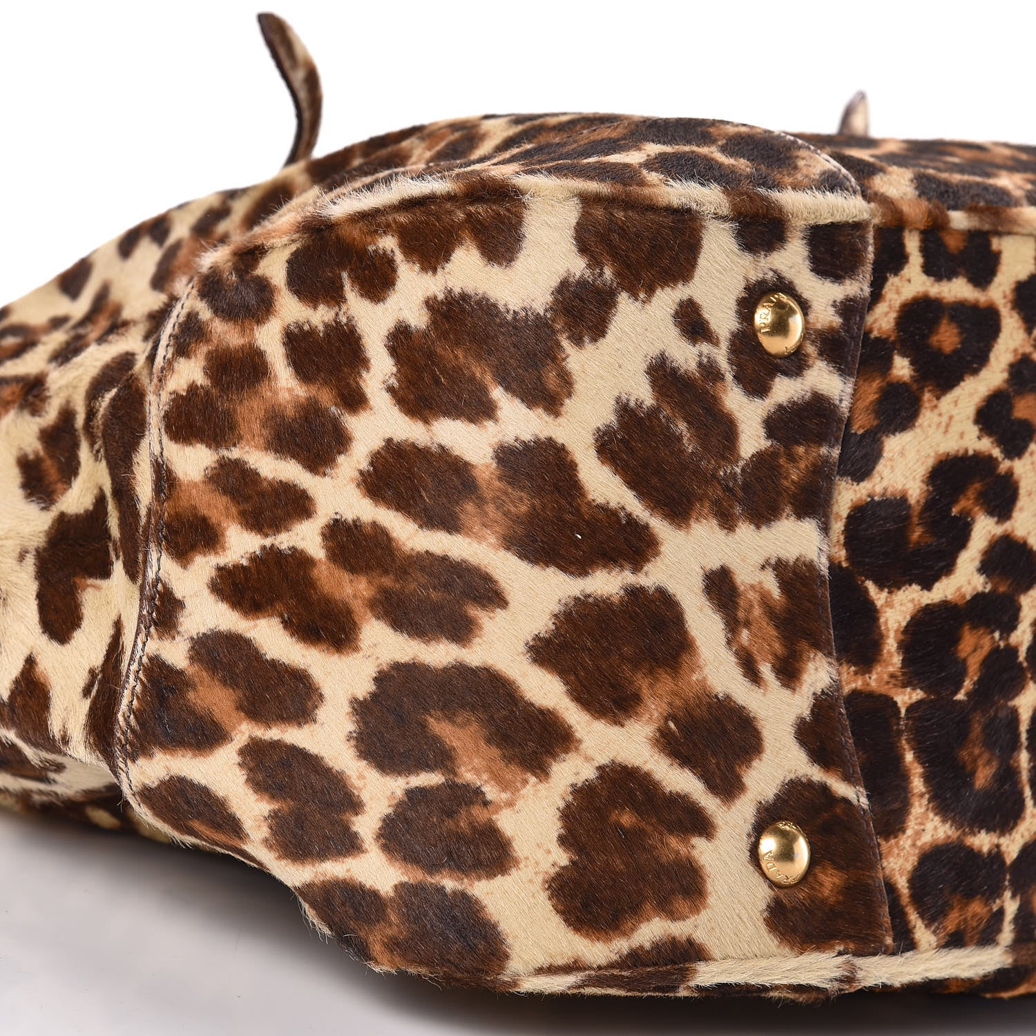 Prada Calf Hair Leopard Print Frame Bag 8 of 9