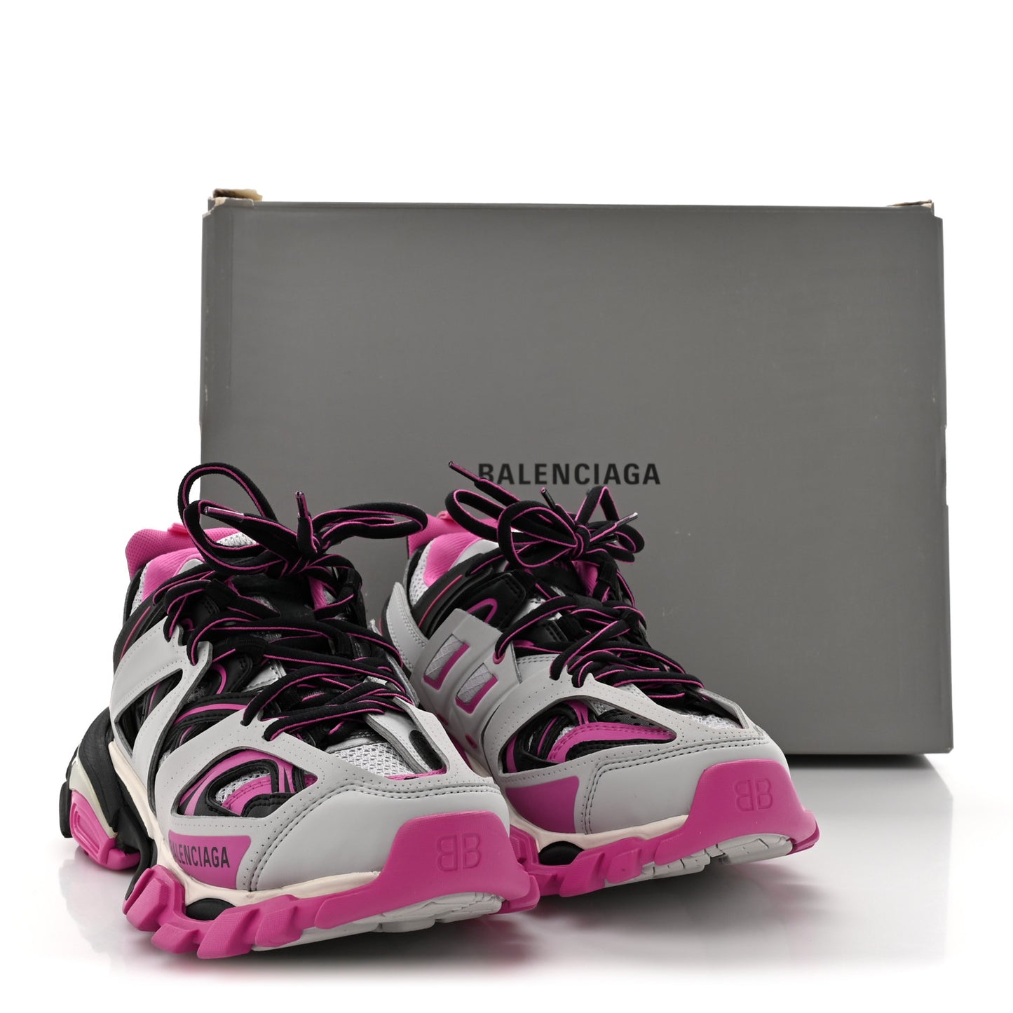 Mesh Nubuck Effect Fabric LED Womens Track Sneakers 36 Grey Pink Black