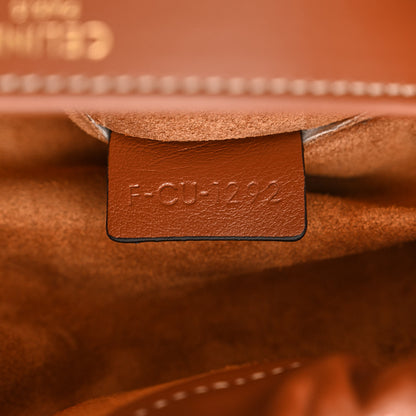 Celine Smooth Calfskin Cuir Triomphe Cabas Drawstring Tan 8 of 11
