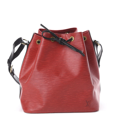 Louis Vuitton Epi Petit Noe Red Black 1 of 8