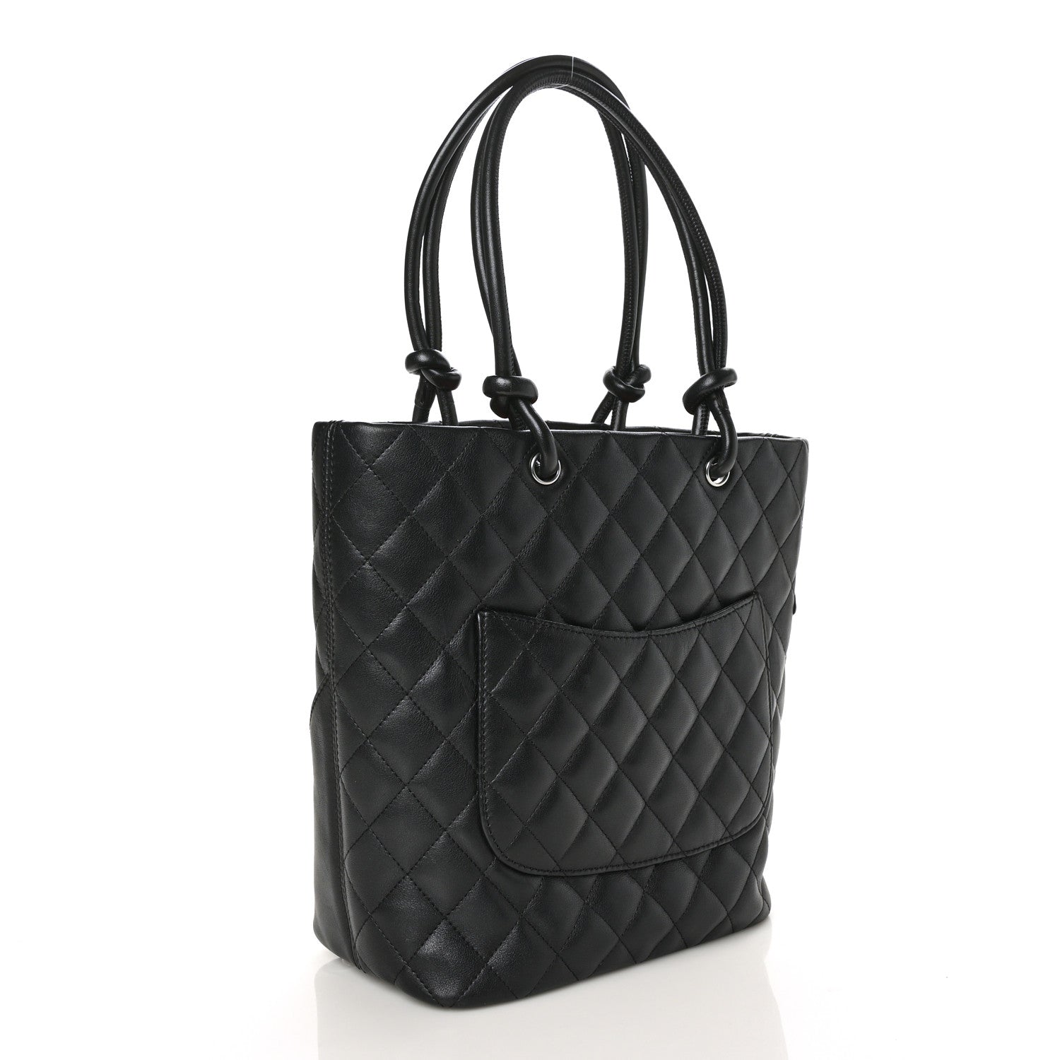 Chanel Calfskin Quilted Medium Cambon Tote Black 3 of 10