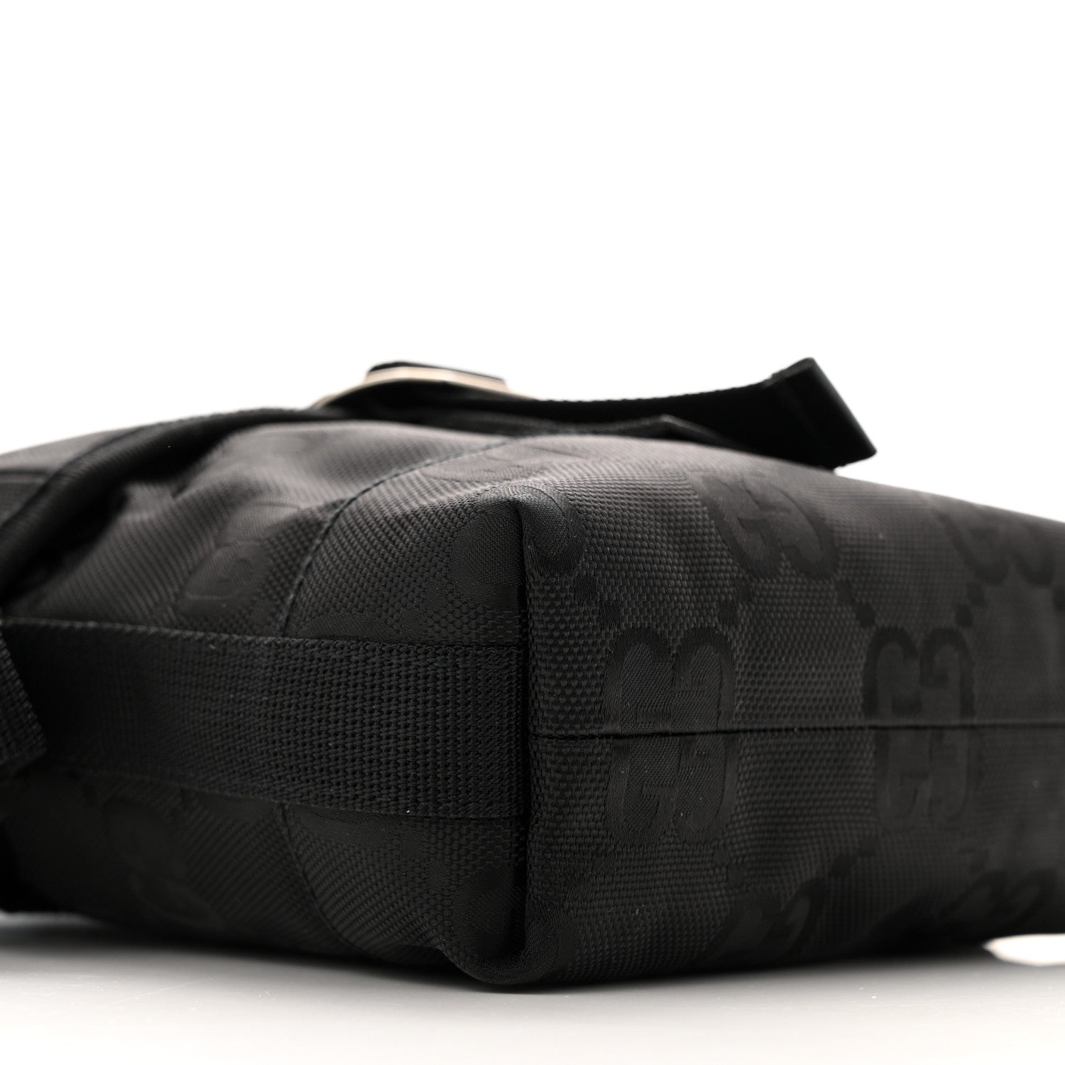 Gucci Econyl Nylon Monogram Off The Grid Messenger Bag Black 9 of 12