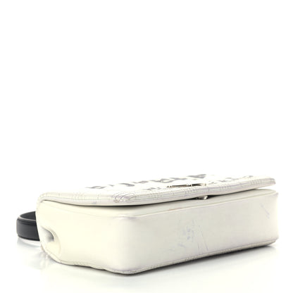 Burberry Patent Quilted Horseferry Print Small Lola Bag White 4 of 15