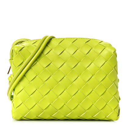 Bottega Veneta Nappa Intrecciato Mini Loop Camera Bag Acid Kiwi 1 of 8