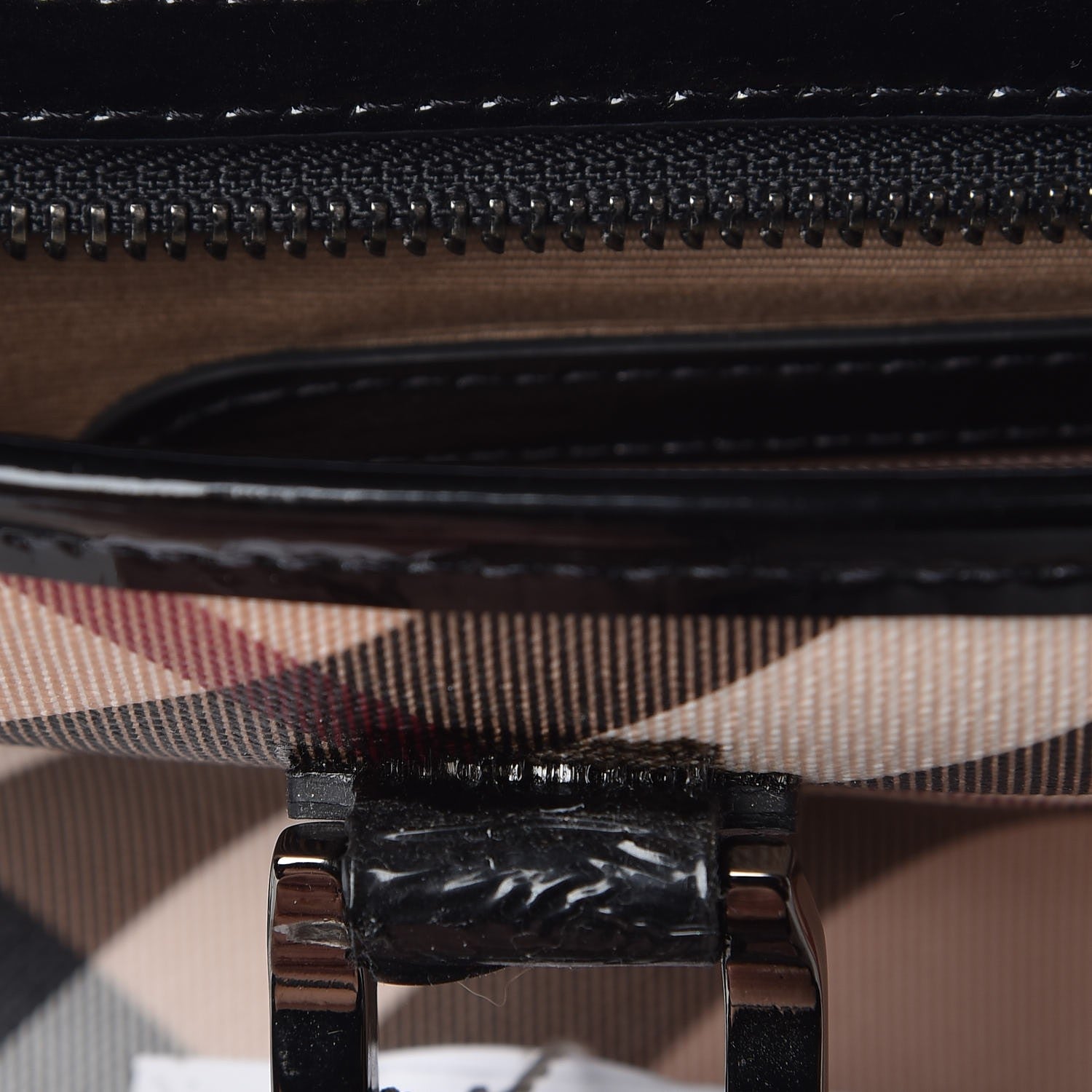 Burberry Supernova Check Regent Tote Black 17 of 18