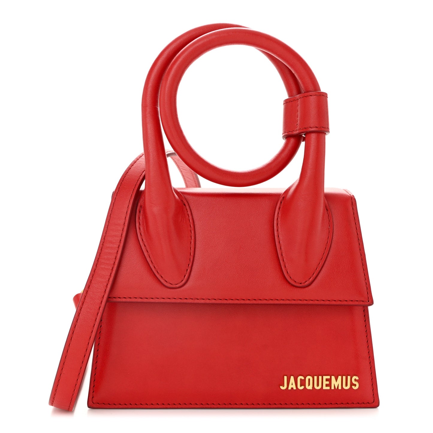 Smooth Calfskin Le Chiquito Noeud Red