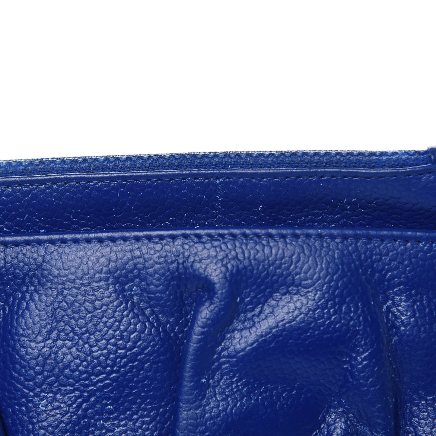 Caviar Half Moon Wallet On Chain WOC Blue