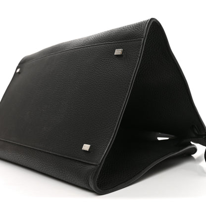 The Row Matte Grained Calfskin Soft Margaux 15 Black 9 of 9