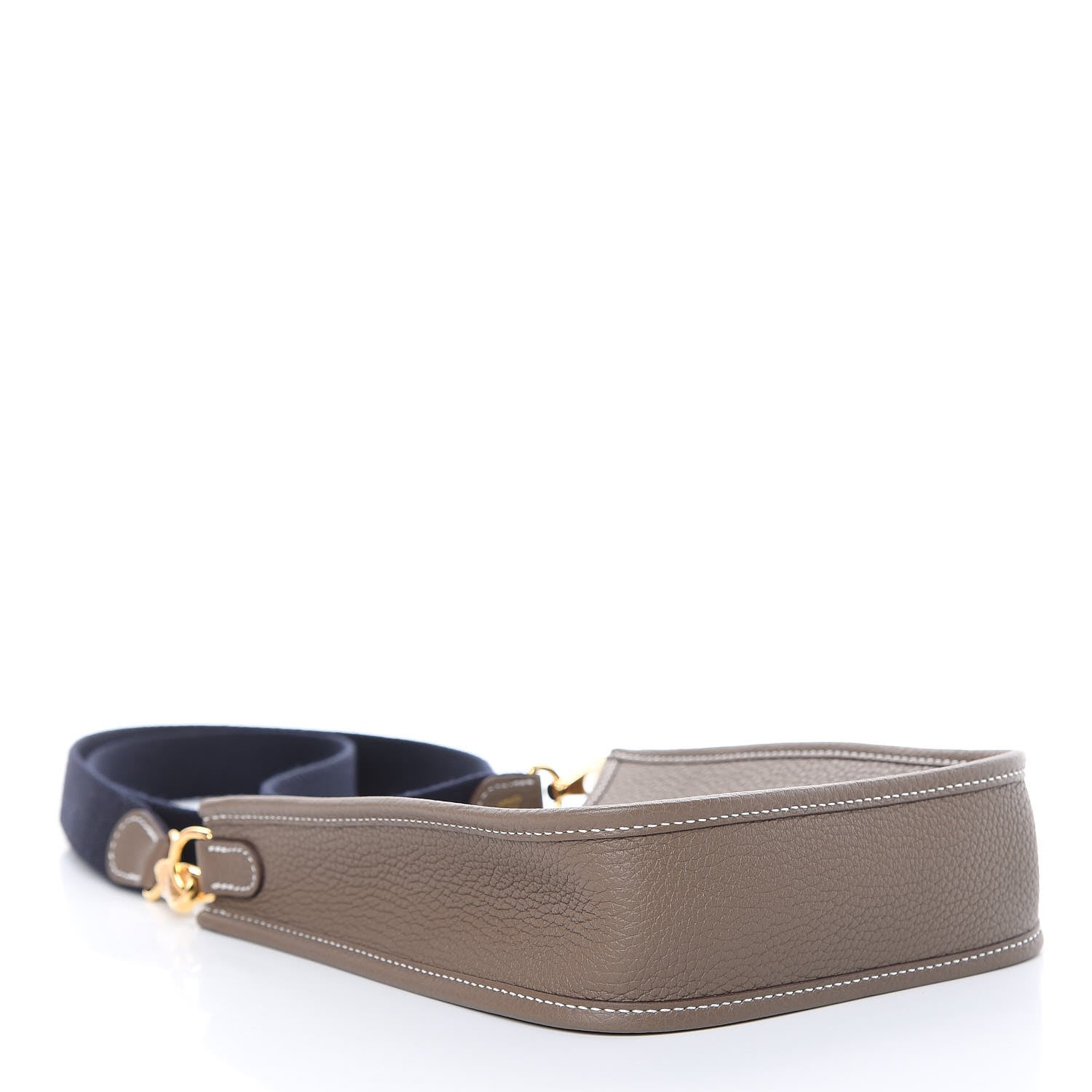 Hermes Taurillon Clemence Amazone Evelyne TPM Etoupe Bleu Indigo 4 of 10
