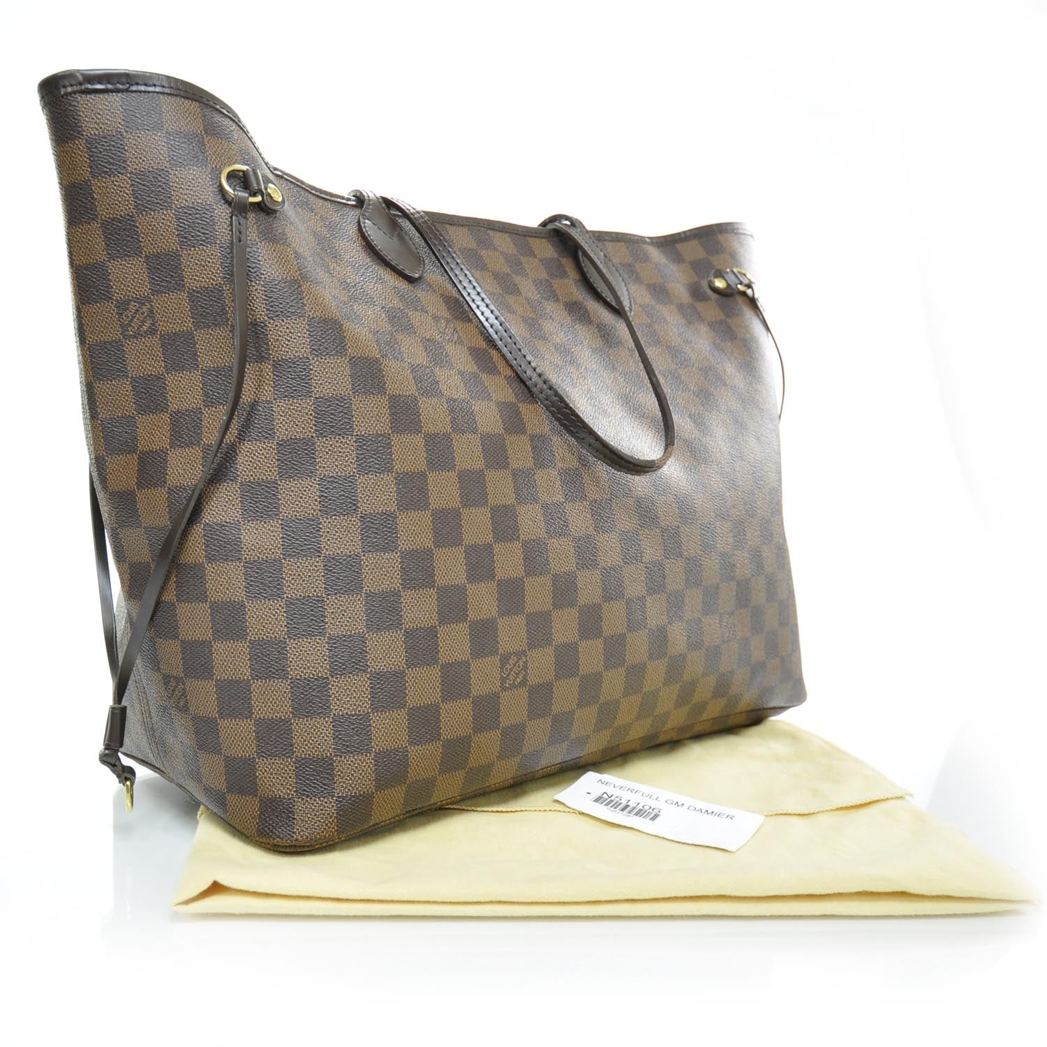 Louis Vuitton Damier Ebene Neverfull GM 3 of 9
