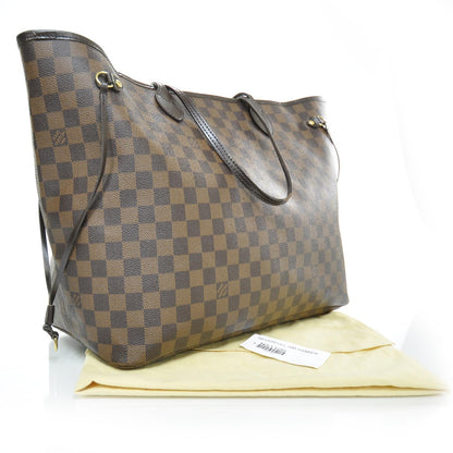 Louis Vuitton Damier Ebene Neverfull GM 3 of 9