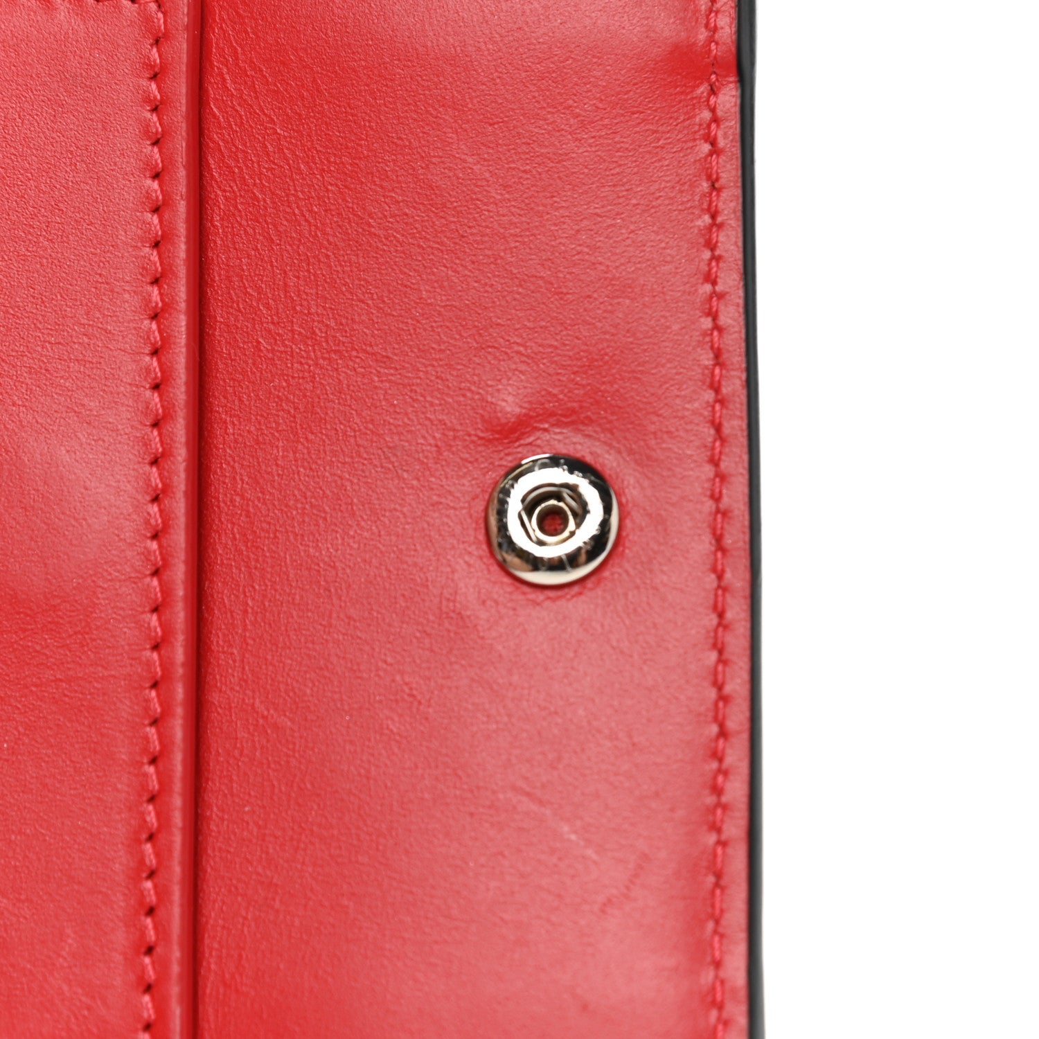Christian Louboutin Grained Calfskin Star Studded Bi-Fold Wallet Nude Multimetal 7 of 11