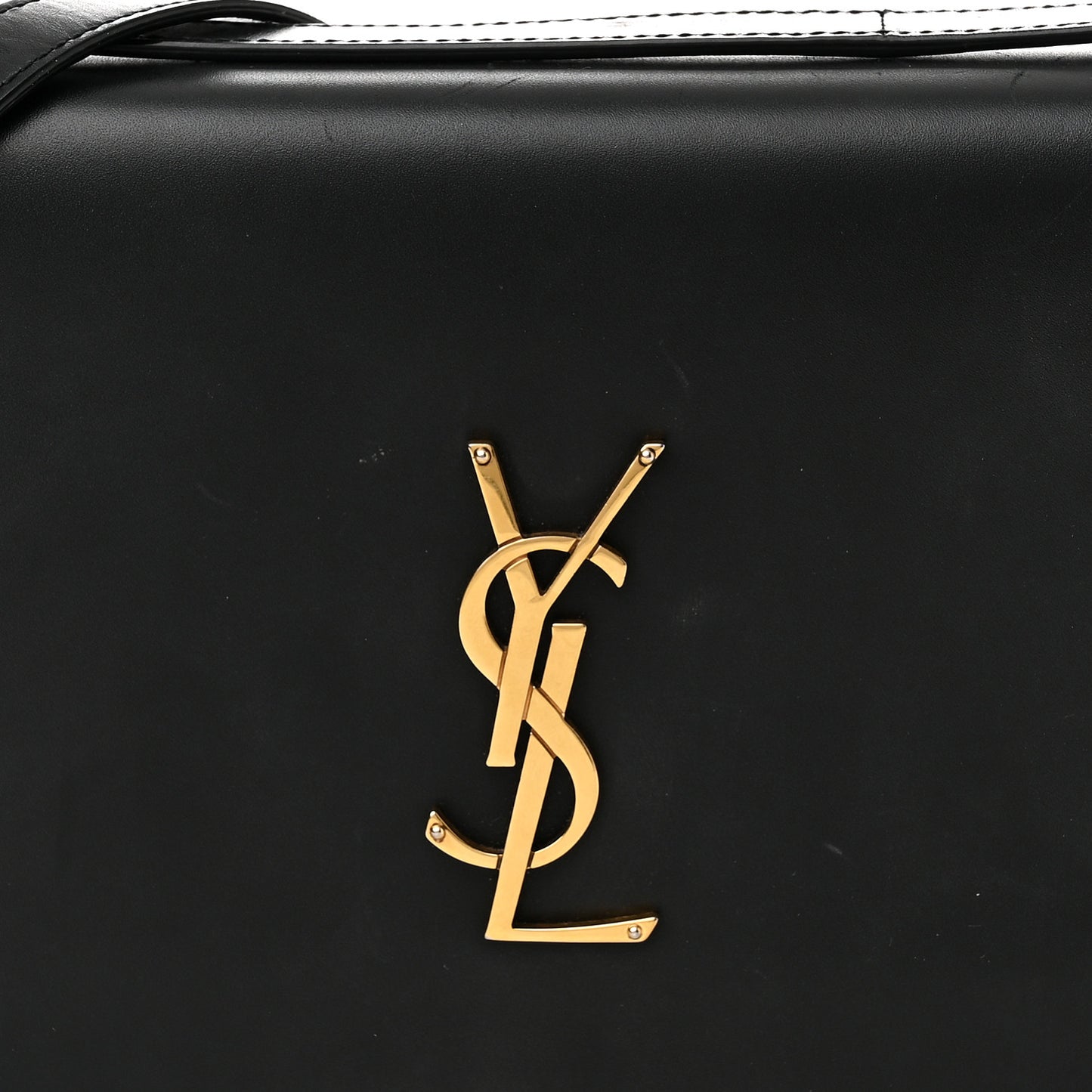 Calfskin Monogram Small Dylan Shoulder Bag Black