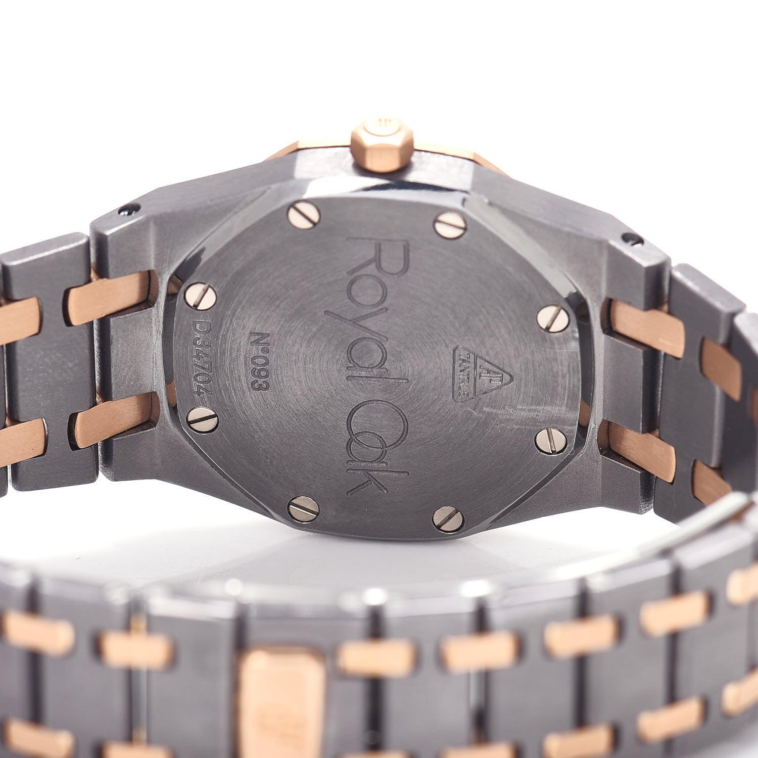Audemars Piguet Tantalum 18K Rose Gold 30mm Royal Oak Automatic Watch Grey 4 of 5
