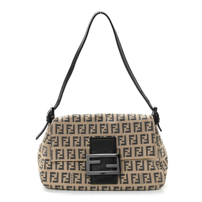 Fendi Zucchino Mini Mama Baguette Tobacco 1 of 12