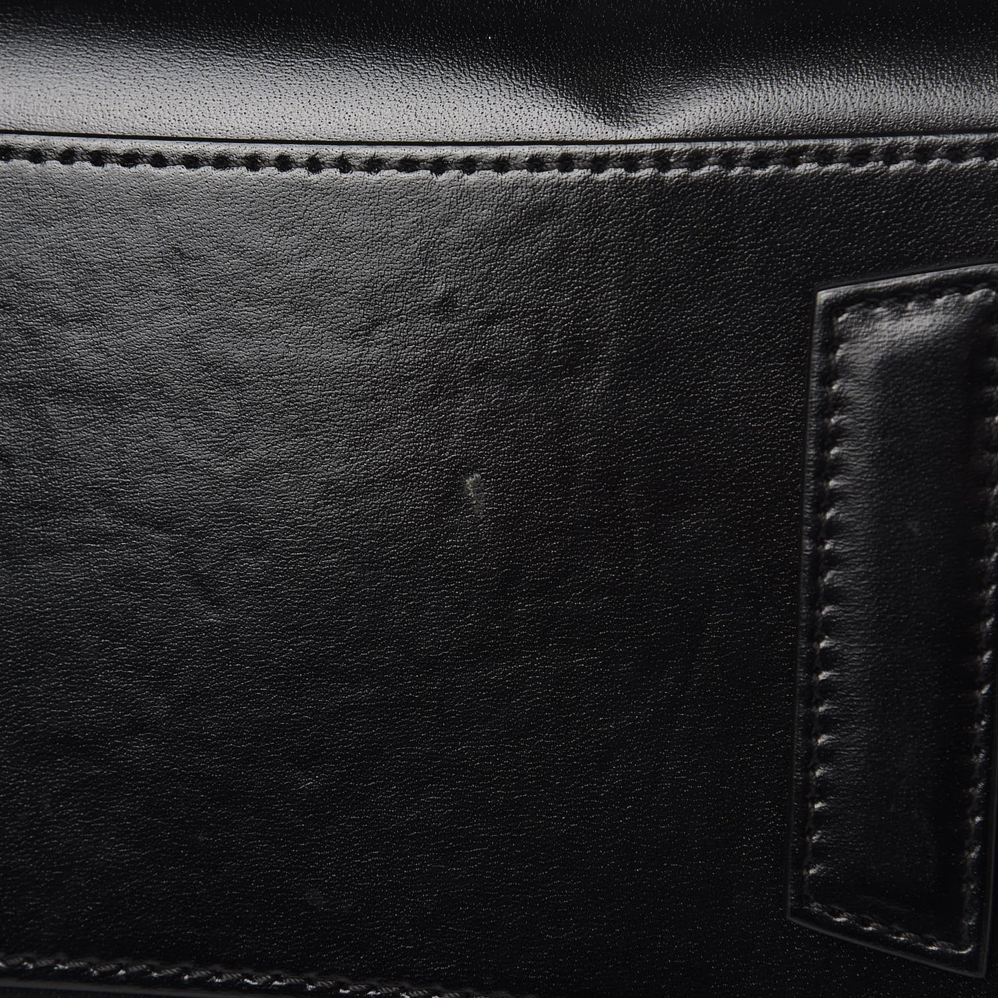 Shiny Lord Calfskin Small Antigona Black