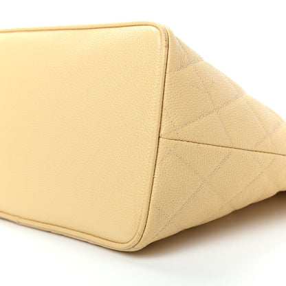 Chanel Caviar Quilted Medallion Tote Light Beige 7 of 12