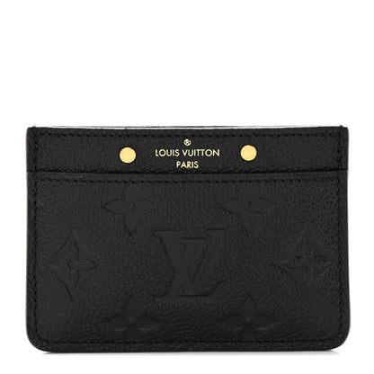 Louis Vuitton Empreinte Card Holder Black 1 of 7