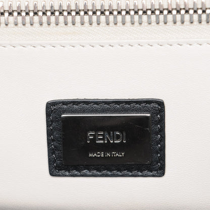 Fendi Vitello Dolce Shiny Nappa Large Peekaboo Iconic Satchel Black Camelia 7 of 8