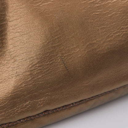 Fendi Nappa Fortuny Hologram Spy Hobo Bag Tobacco Oro Ambrato 11 of 14