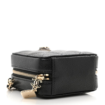 Chanel Caviar Quilted Clutch With Chain Black 4 of 9